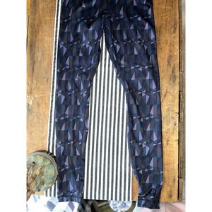 Lululemon Wunder Under Leggings Purple Blue Geometric Prism Print